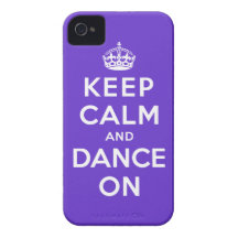 Houd Kalm en Dans iPhone 4 Cases