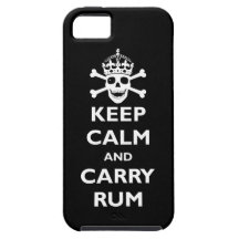Houd Kalm en draag Rum iPhone 5 Case-Mate Hoesje