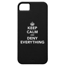 Houd Kalm en ontken alles iPhone 5 Case
