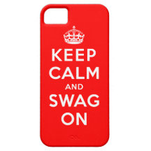 Houd Kalm en Swag iPhone 5 Covers