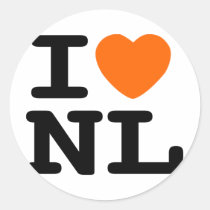 I hart NL stickers