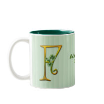 Iers Gouden Monogram F Beker
