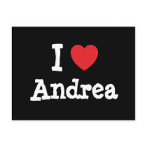 Ik houd het hart van T-shirt van Andrea