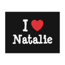 Ik houd Natalie hart van T-shirt