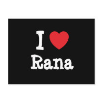 Ik houd Rana hart van T-shirt