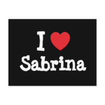 Ik houd Sabrina hart van T-shirt