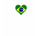 Ik houd van Braziliaanse Futebol t-shirts