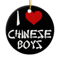 Ik houd van Chinese Jongens Ornament