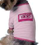 Ik houd van de jaren '80 honden tshirt