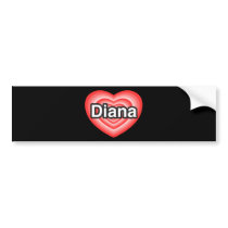 Ik houd van Diana. Ik houd van u Diana. Hart
