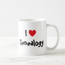 Ik houd van Genealogie Koffie Mok