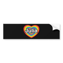 Ik houd van Julia. Ik houd van u Julia. Hart