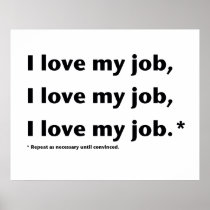 Ik houd van Mijn Poster Job*