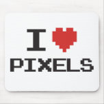 Ik houd van pixel pixelated hart retro gamer met 8