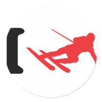 ik ski? pictogram het ski?en stickers
