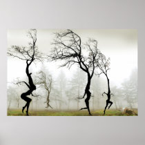 In de mist afdruk