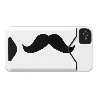 iPhone 4 van de snor ID™ Geval door the_little_gift_shop