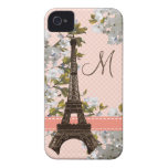 iPhone met monogram 4 van de Toren van Eiffel de P casemate hoesje