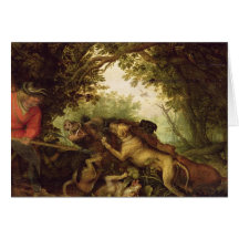 Jacht van de beer, 1611 wenskaarten