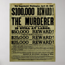 John Wilkes Booth Gewild Poster