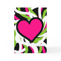 Kaart van het Hart van Graffiti de Roze