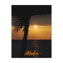 Kaarten van de Zonsondergang van Aloha de Hawaiiaa