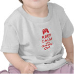 Keep Calm and Game On Tees