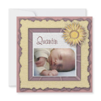 Kennisgeving, Geboorte, Birthday, baby, baby Gepersonaliseerde Uitnodigingen