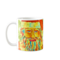 Kerstman van de Kunst van "kleurrijk Claus" de Dig Mok