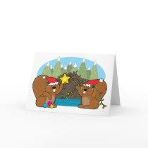 Kerstmis van de bever