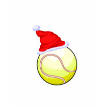 Kerstmis van het tennis