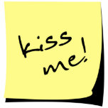 Kiss Me Sticker! Shirt