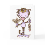 Kitty Cat's Show of Love greeting card