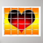 Koel die Hart met Foto's wordt gemaakt Afdruk