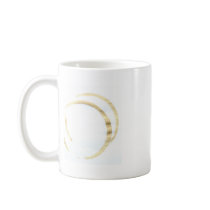 Koffie.  Enkel koffie. Grafische de koffievlek van
