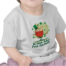 Kus me ik ben de Ierse Grappige T-shirt van de Kab