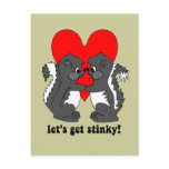 lets get stinky postcard