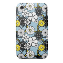 Leuk Blauw de aanrakingsgeval van het Patroon van  Iphone 3 Covers