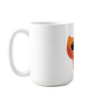 Leuke Oranje Kat met Ster Koffie Mokken