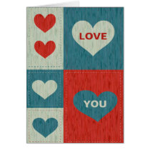 Liefde u met hartenKaart