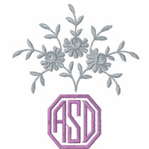 Lilac Initialen het Overhemd van het Monogram van 
