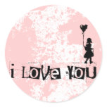 loop uw hart: ik houd van u stickers