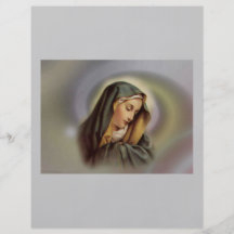 Maagdelijke Mary 2 Vlieger Fullcolor Folder