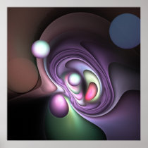 Magisch, Abstract fractal van de middernacht walla