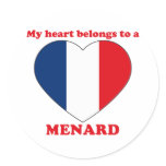 Menard Round Stickers