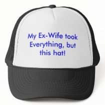 Mijn ex-Vrouw nam alles, maar deze hoed! Mesh Petten