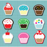 Cupcake Magneten