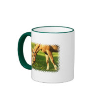 Mok van de Koffie van het Paard van Palomino de We