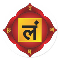 Muladhara de Basis Chakra Stickers