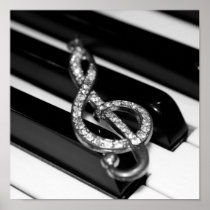 Muziek & me - de g-Sleutel van de Piano Afdruk